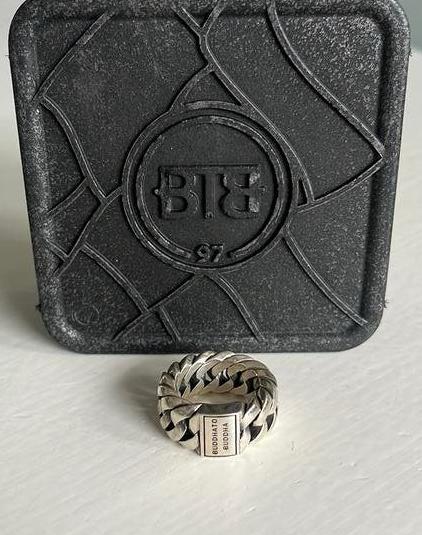 Buddha to buddha chain big ring mt 19, 19 tot 20, Nieuw, Ophalen of Verzenden, Dame of Heer
