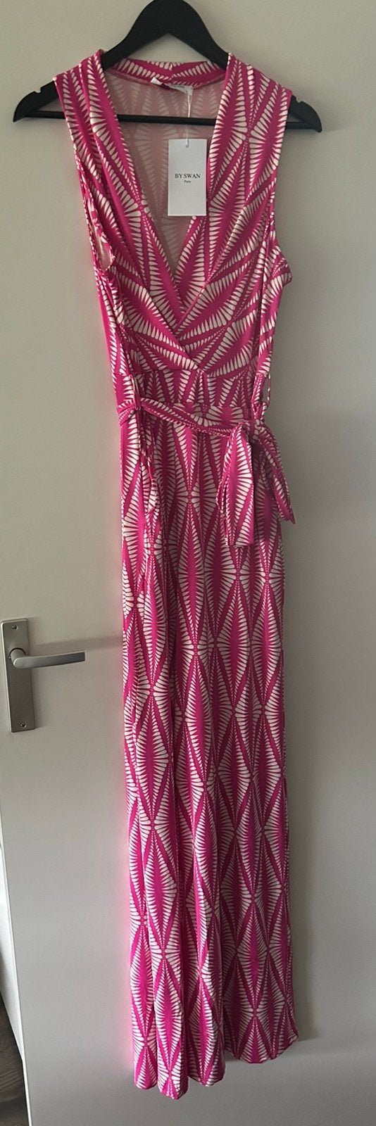 By Swan jumpsuit roze/wit, maat L, Kleding | Dames, Ophalen of Verzenden, Nieuw, Maat 42/44 (L), Roze