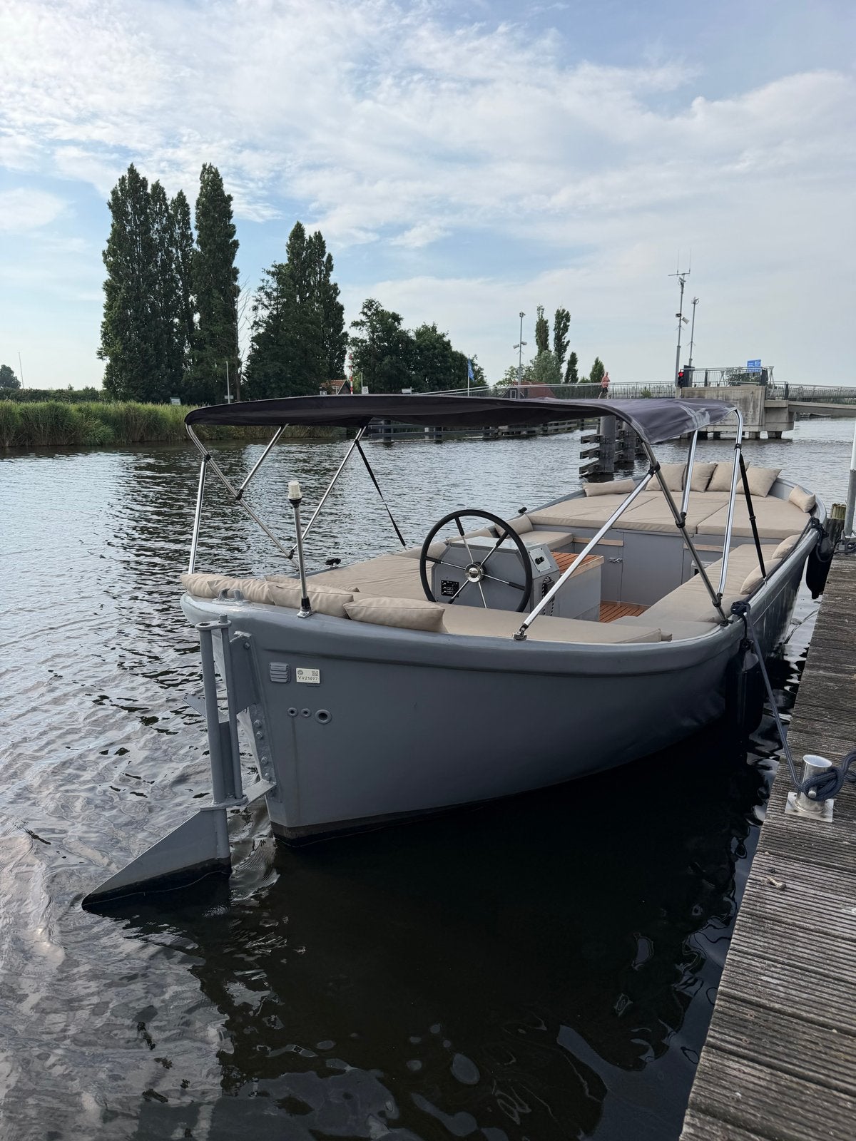 sloep motorboot, Watersport en Boten, Sloepen, Gebruikt, Boegschroef, Ophalen
