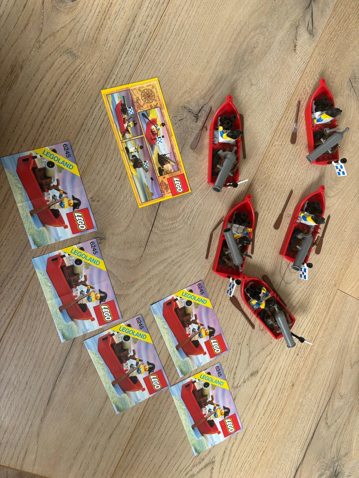 9971) Lego Pirates 6245 Redcoats met kanonnen en boten, Inclusief minifiguren, Gebruikt, Lego, Complete set