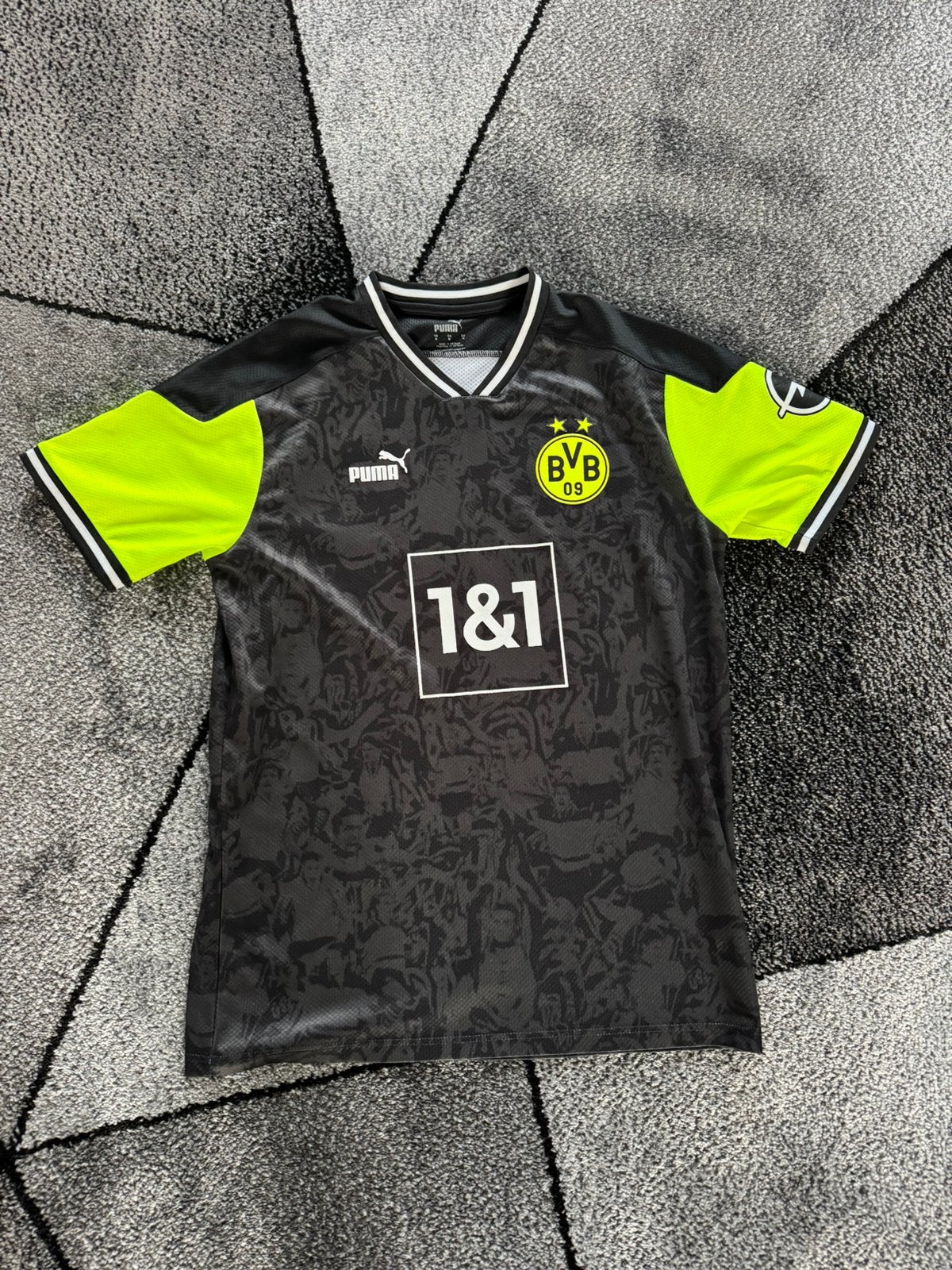 dortmund shirt t-shirt S, Ophalen of Verzenden, Zo goed als nieuw, Maat 46 (S) of kleiner, Geel