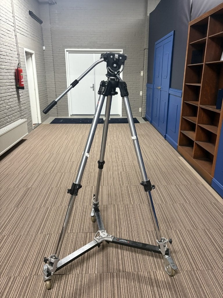 Manfrotto statief ART. 132 + ART. 114 dolly, Ophalen, Gebruikt, 175 cm of meer, 3-assige stabilisatie