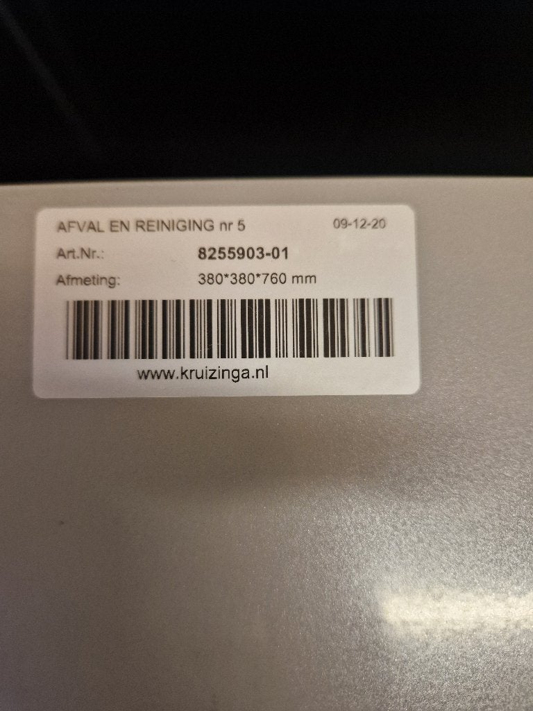 Foto 8 van Metalen Afvalbak Prullenbak Papierbak Afval Sorteren (nieuw)