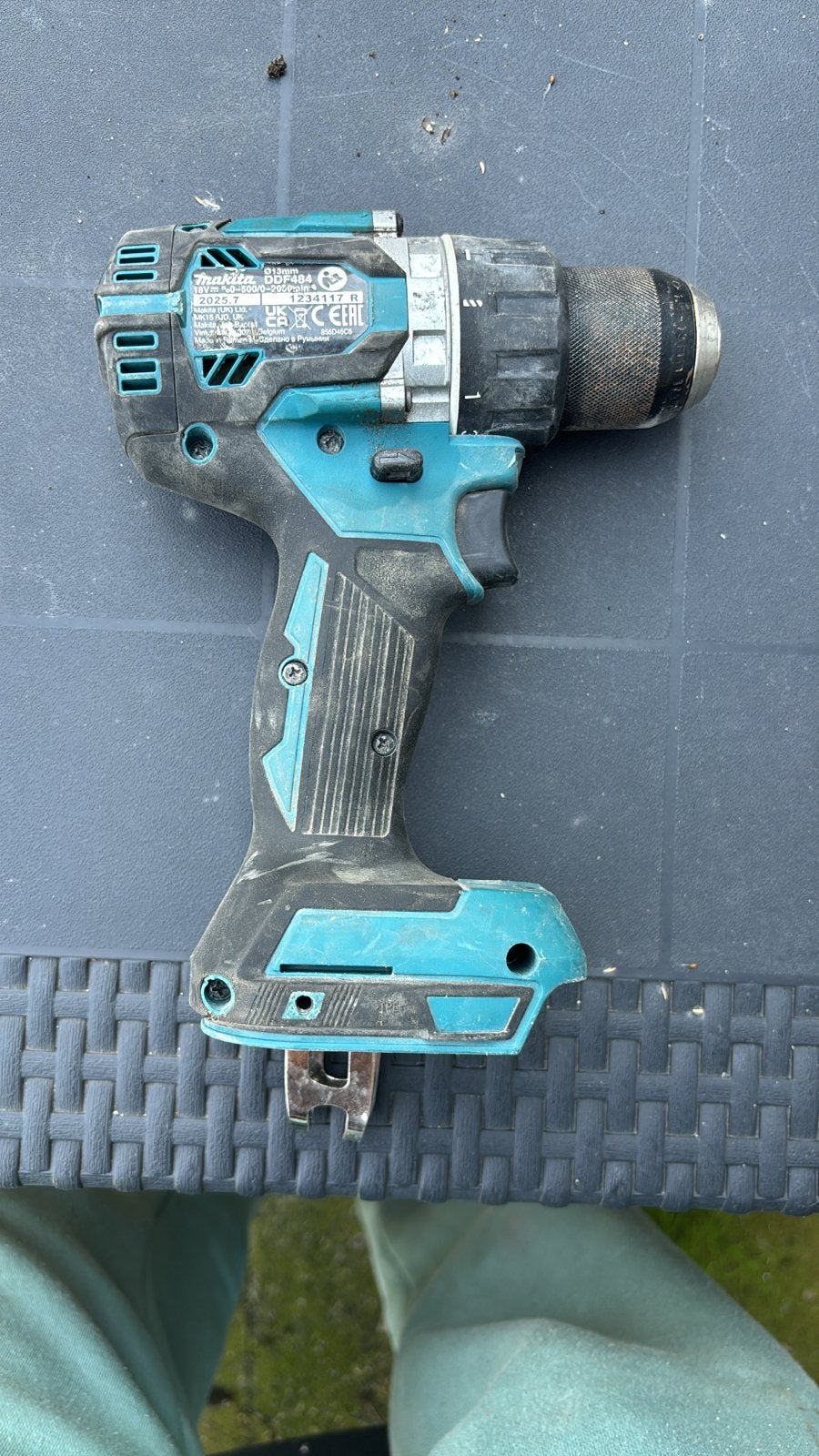 Makita DDF484 Accuboormachine - Gebruikt met accu, Doe-het-zelf en Verbouw, Gereedschap | Boormachines, Ophalen, Gebruikt, Variabele snelheid