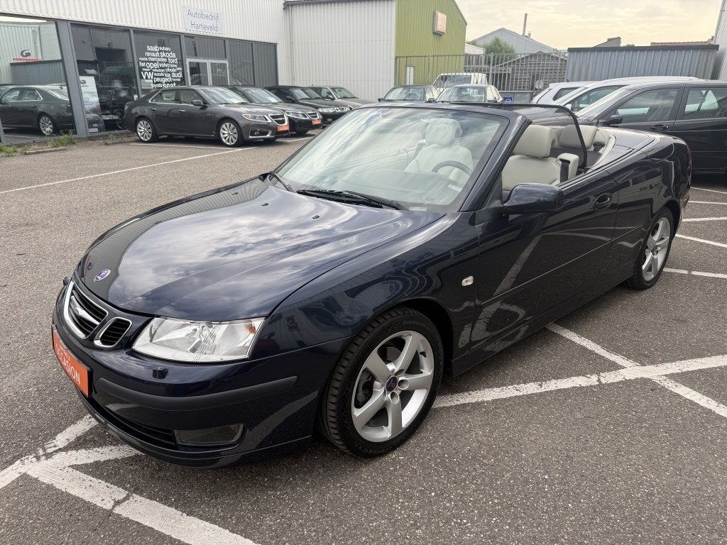 Saab 9-3 Cabrio 1.8t Vector (bj 2006, automaat), Auto's, Saab, Gebruikt, Beige, Bedrijf, 1600 kg