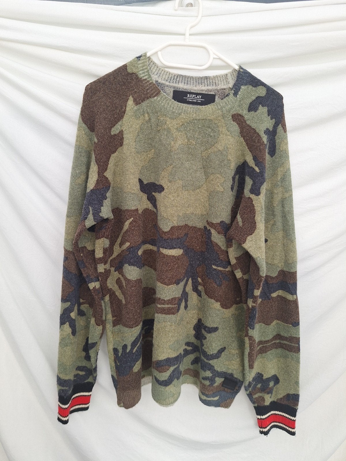 Replay trui maat xxl (met wol/alpaca), Kleding | Heren, Ophalen of Verzenden, Gedragen, Overige maten, Meerkleurig