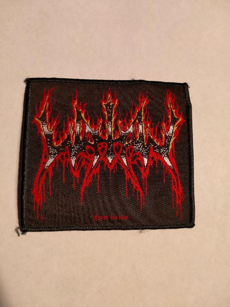 Watain 2020 metal hardrock logo kleding patch embleem, Verzamelen, Verzenden, Gebruikt, Kleding