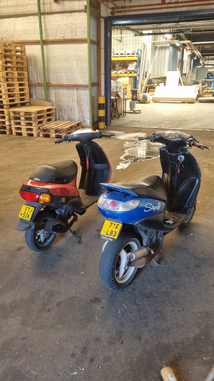 piaggio zip type 2 70cc, Fietsen en Brommers, Ophalen, Tweetakt, Maximaal 45 km/u, Zo goed als nieuw