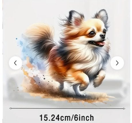 vinyl sticker Chihuahua, Verzenden