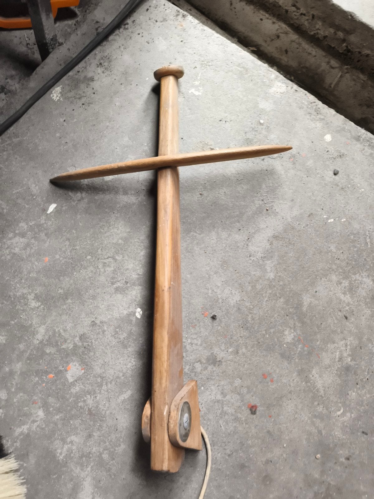 Kleine mast voor op de boot. Opknapper., Watersport en Boten, Ophalen, Gebruikt, Dekbeslag, Zeilboot of Motorboot