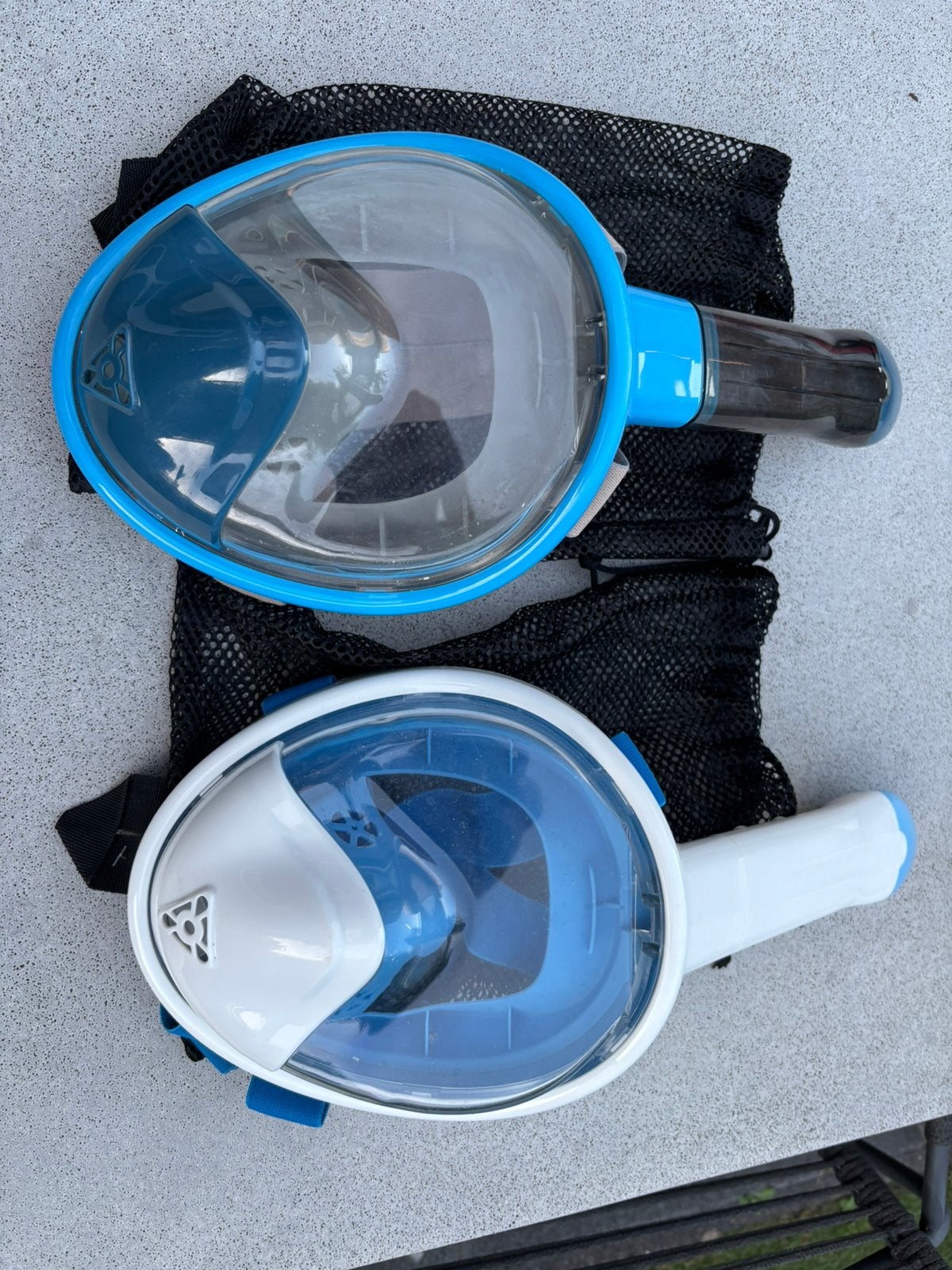 2x Duik masker junior s/m, Watersport en Boten, Ophalen of Verzenden, Zo goed als nieuw, Snorkelmasker