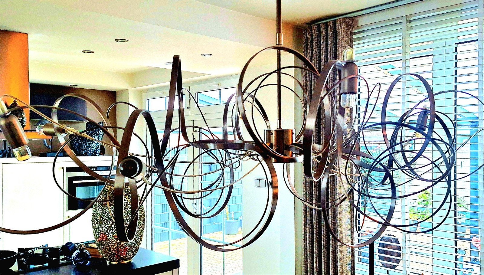 Ztahl Udine Design Hanglamp - Uniek en Modern, Ophalen, Zo goed als nieuw, Modern, Design, Industrieel, Metaal