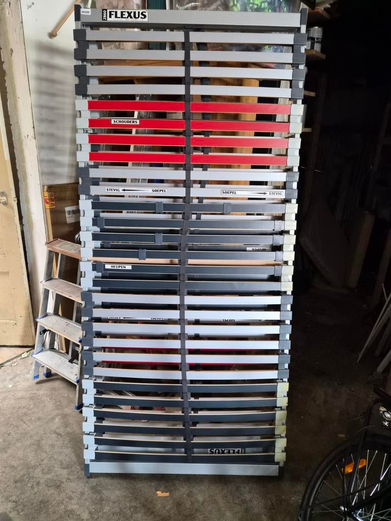 2x lattenbodem Flexus 90/200, Ophalen of Verzenden, Gebruikt, Eenpersoons, 90 cm