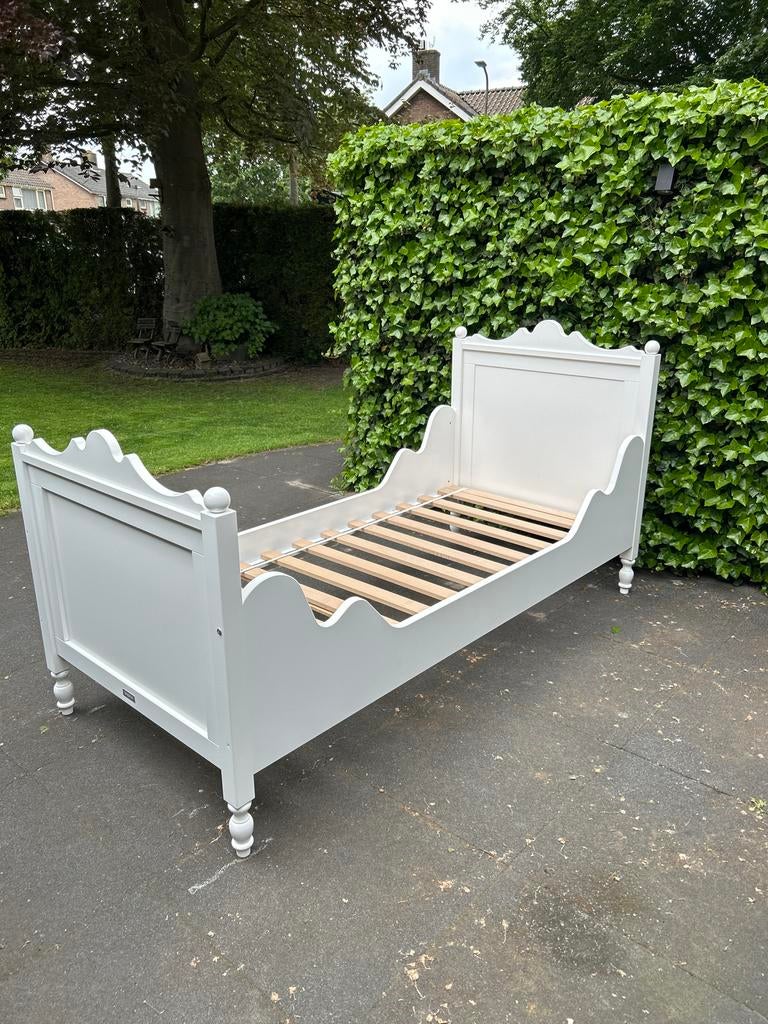 Bopita ‘Belle’ ledikant wit met lattenbodem, Kinderen en Baby's, Kinderkamer | Bedden, Ophalen, Gebruikt, 70 tot 85 cm, Lattenbodem
