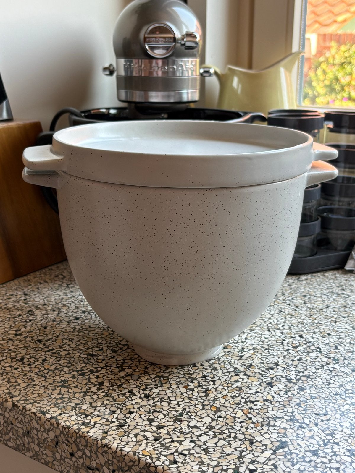 KitchenAid Keramische Mengkom 4.7L - broodkom met barst, 3 tot 4 liter, Ophalen, Niet werkend, 3 snelheden of meer