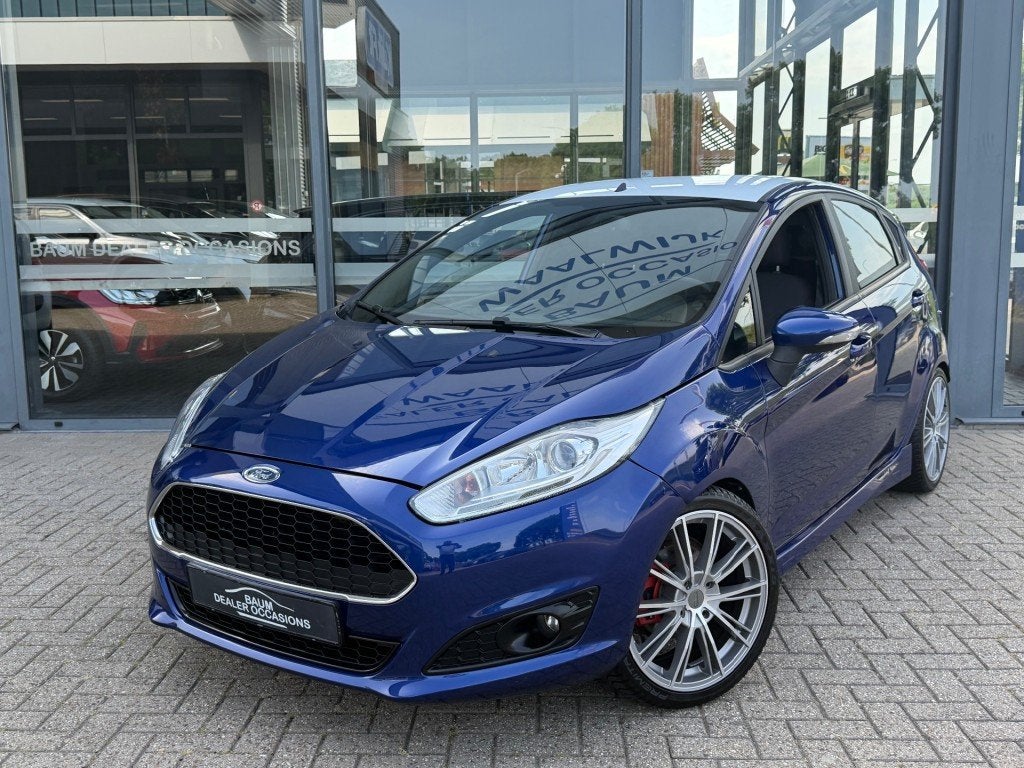 Ford FIESTA 1.0 ECOB. ST LINE 100 PK AIRCO/ECC PDC OZ LMV, Auto's, 101 pk, Euro 6, Blauw, 23 km/l