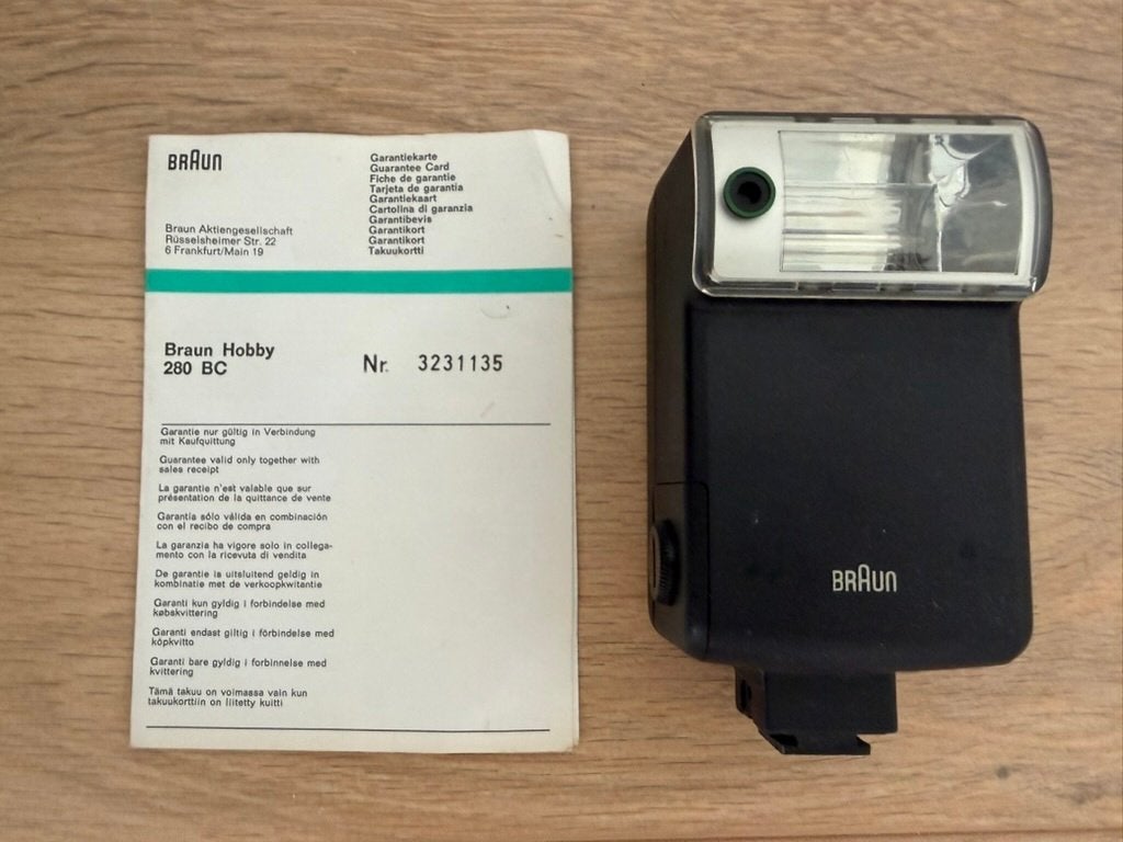 Braun Hobby 280 BC flitser, Ophalen, Gebruikt, Overige merken