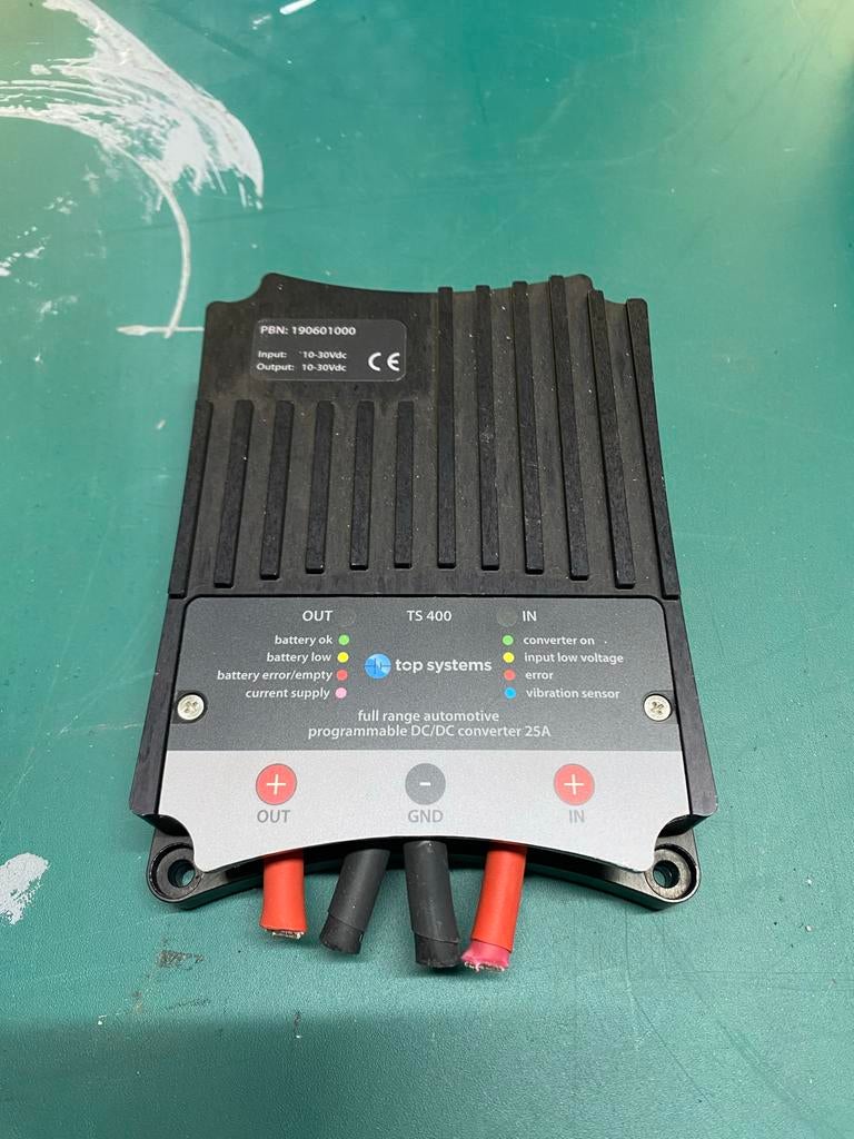 Programmeerbare DC/DC Converter 25A - Full Range Automotive, Gebruikt, Topsystems, Info@topsystems.nl, Ophalen of Verzenden