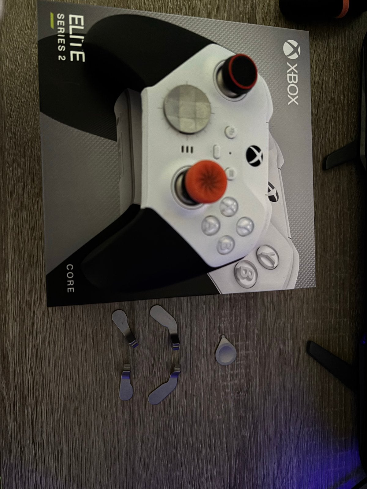 Xbox Elite Controller Series 2 Core Wit - Geen Stickdrift, Gebruikt, Ophalen of Verzenden, Xbox One, Controller