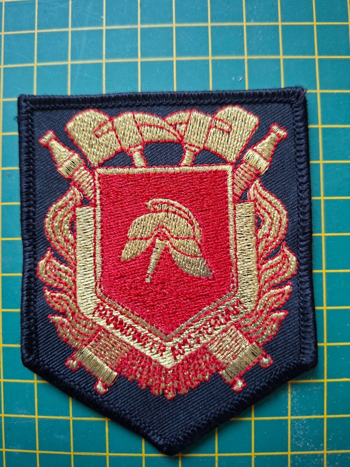 opnaai embleem patches badges Brandweer Amsterdam., Ophalen of Verzenden, Zo goed als nieuw