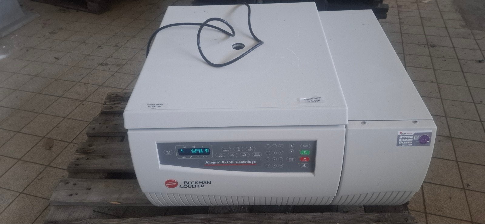 laboratorium centrifuge Allegra  x- 15R, Ophalen, Gebruikt