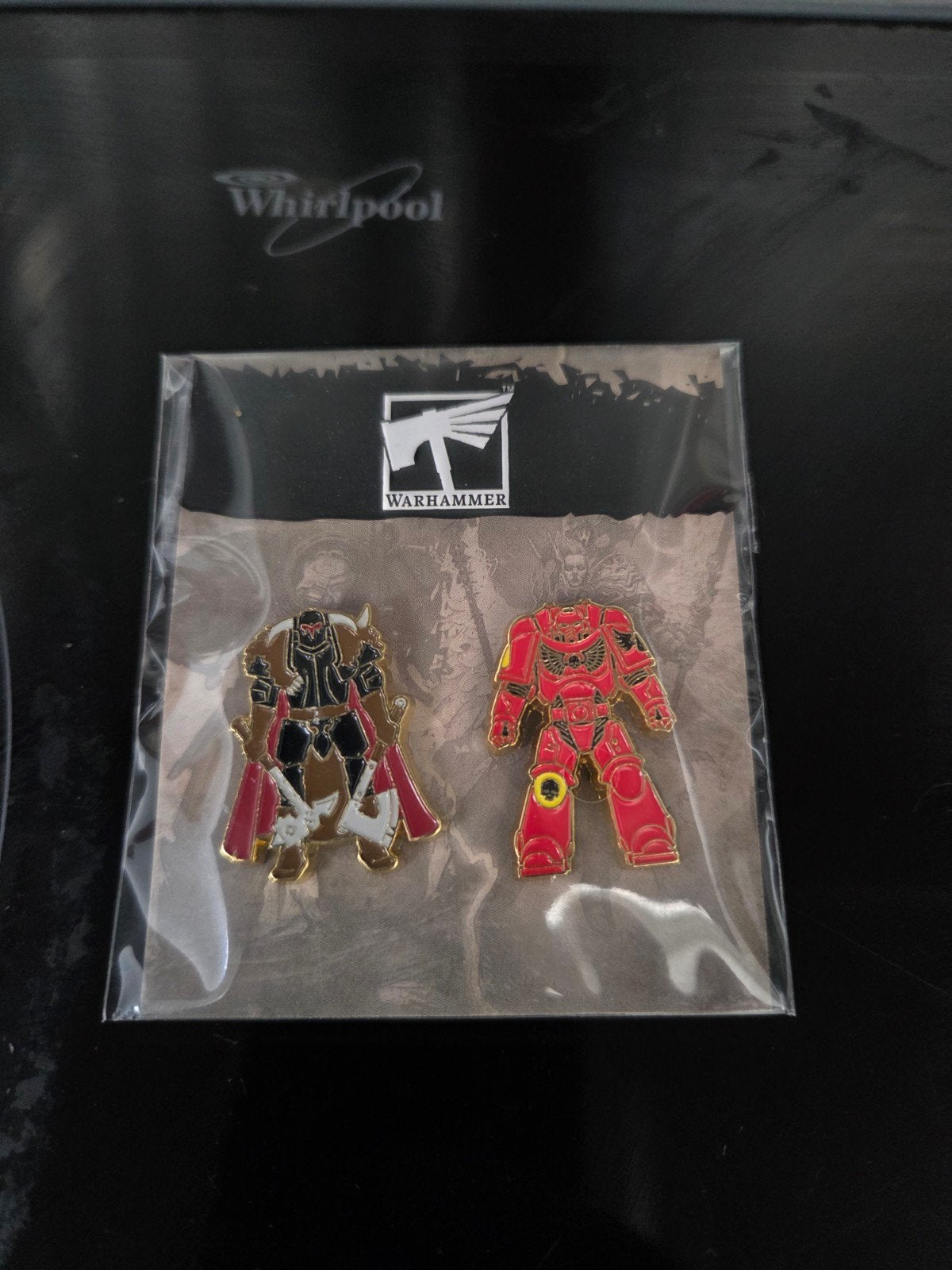 Warhammer Pins: Chaos Warrior & Blood Angel, Verzenden, Nieuw