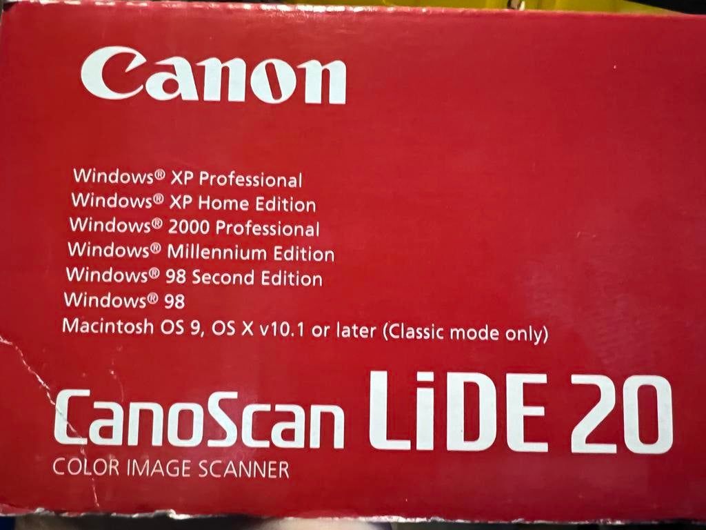 Canon CanoScan LiDE 20 flatbed scanner, Ophalen of Verzenden, Nieuw, Flatbedscanner, Windows