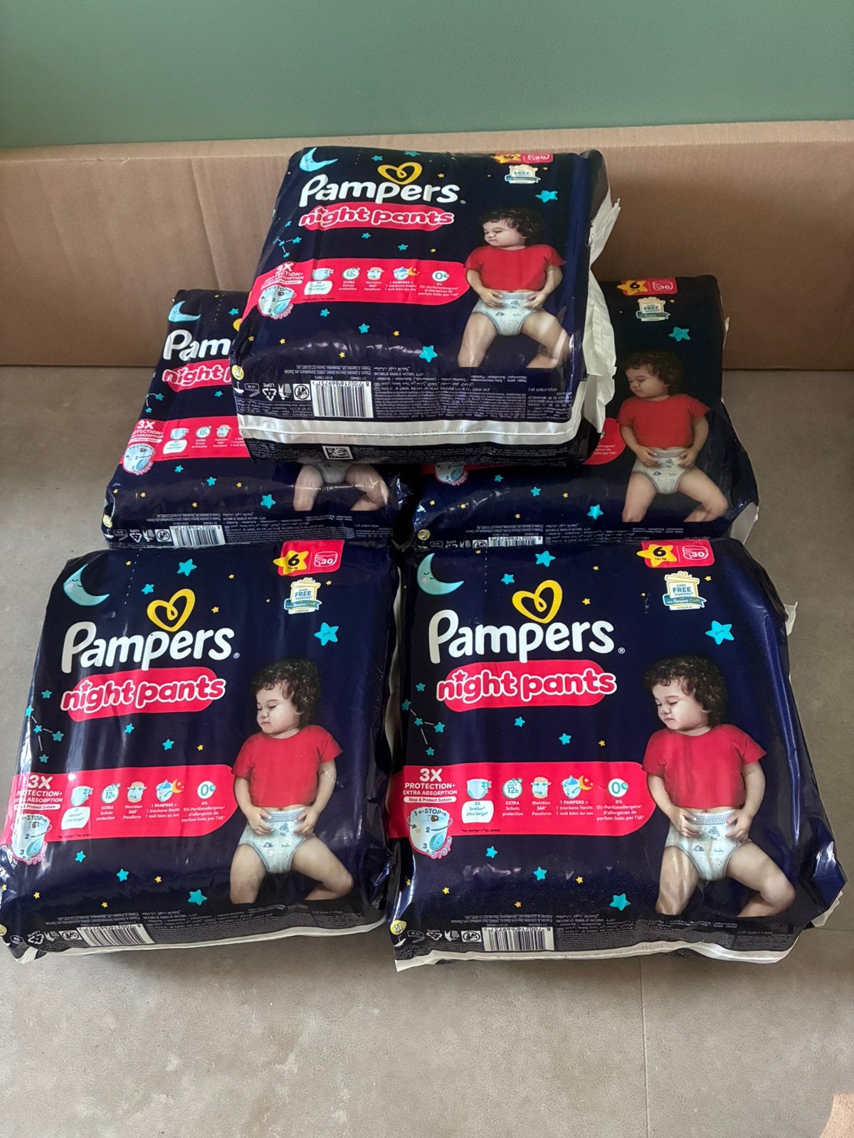 Pampers night pants maat 6, Ophalen, Nieuw