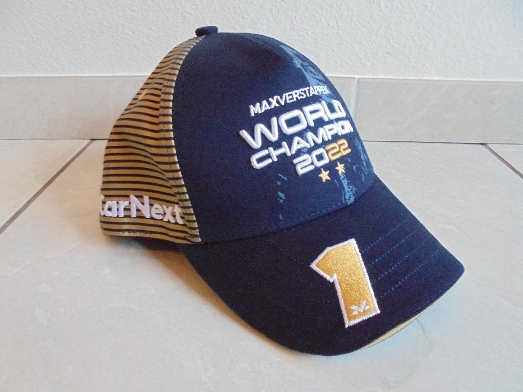 Max Verstappen World Champion 2022 pet cap, Ophalen of Verzenden, Nieuw, One size fits all, Pet