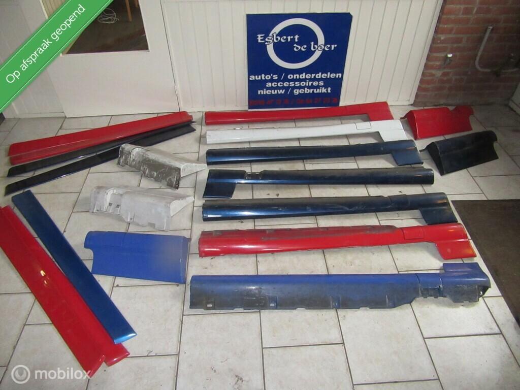 Zijskirts dorpelspoilers Opel Astra F GSI, bj 1991 tm 1997, Gebruikt, Opel, Ophalen of Verzenden, Opel