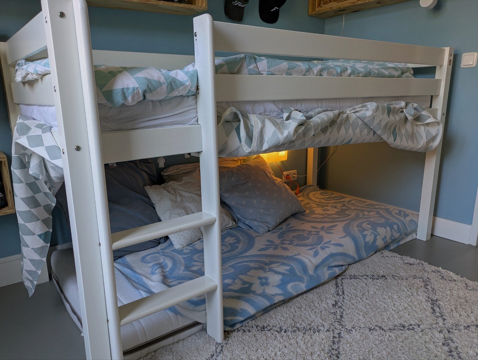 hoogslaper met tent, Ophalen, Hoogslaper