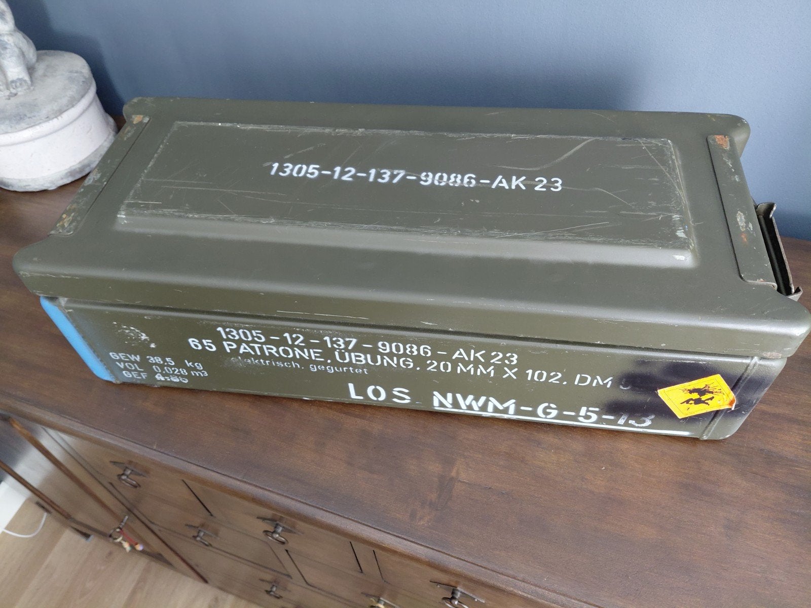 Zware militaire munitiekist - Ideaal voor opslag, Ophalen, Landmacht, Overige gebieden, Kist of Geocache
