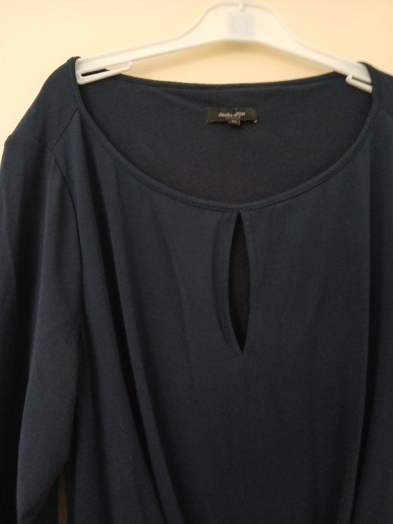 Zgan. Claudia Straeter jurk maat 42, Blauw, Maat 42/44 (L), Ophalen of Verzenden, Zo goed als nieuw