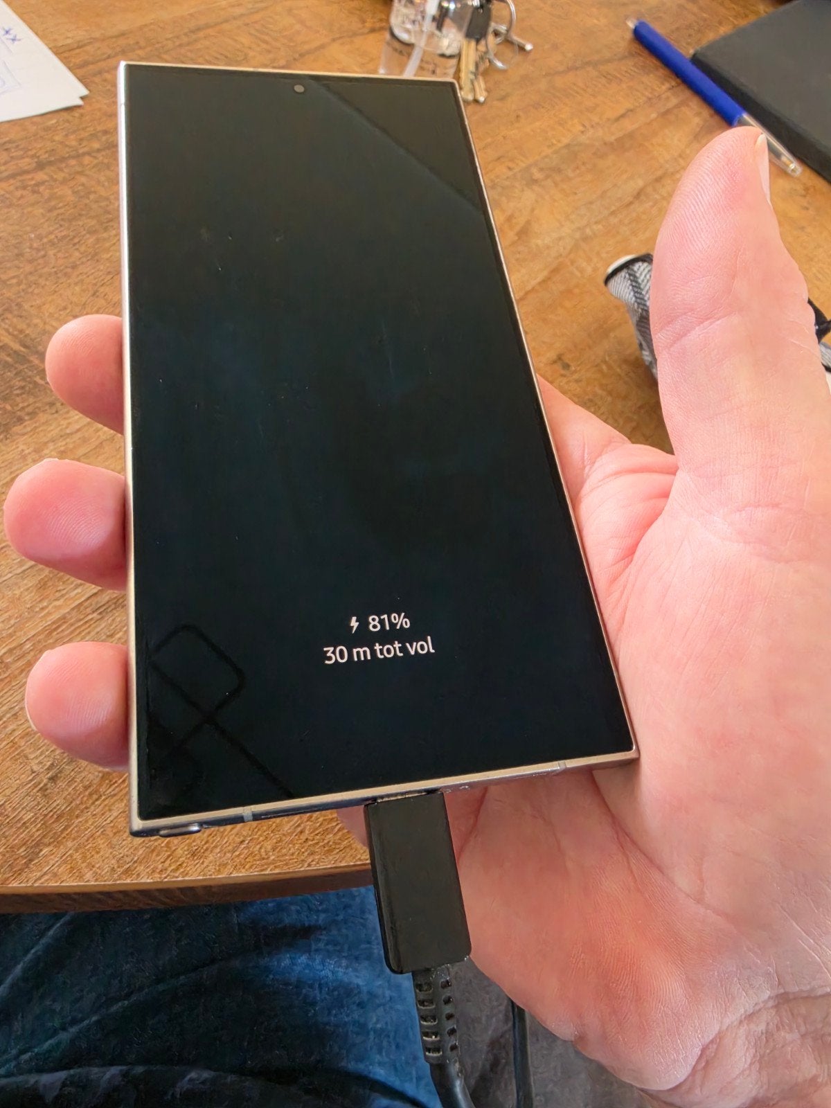 Samsung S24 Ultra, Gebruikt, Zwart, Touchscreen, Android OS
