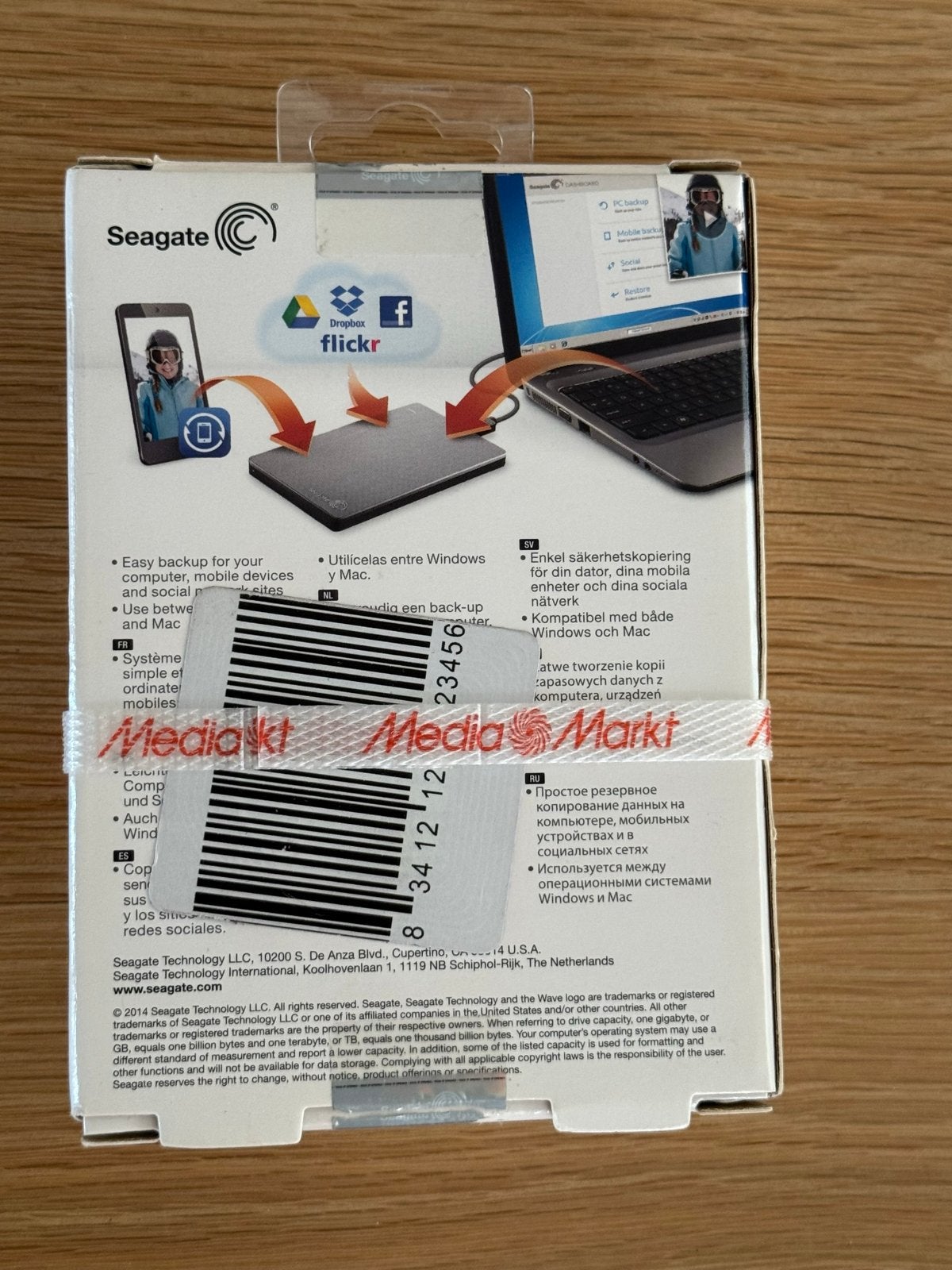 Seagate Backup Plus Slim 500GB Externe Harde Schijf USB 3.0, Computers en Software, Harde schijven, Verzenden, Server, HDD, Nieuw