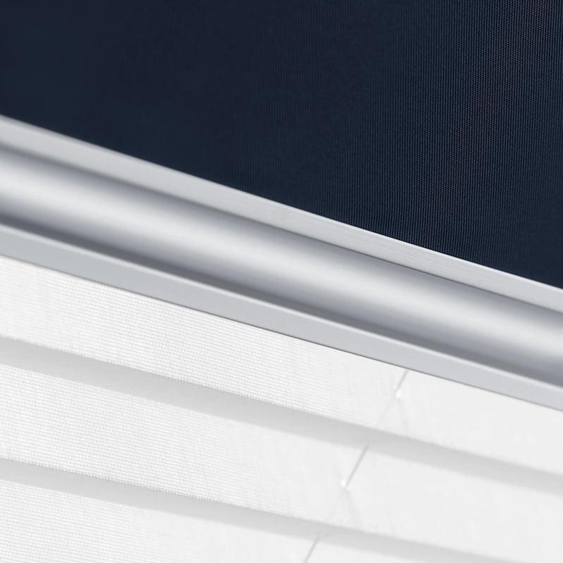 VELUX verduisterend rolgordijn + plissé DFD U08 1100S, Ophalen, Gebruikt, 120 tot 160 cm, 120 tot 160 cm