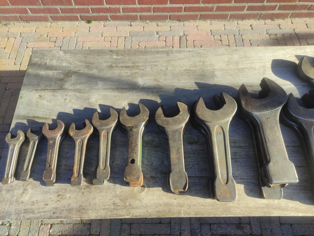 SlagSteekSleutel Gedore & Walter Diverse Maatvoeringen, Gebruikt, Ophalen of Verzenden, Info@pietjepuk.nl, Pietje puk