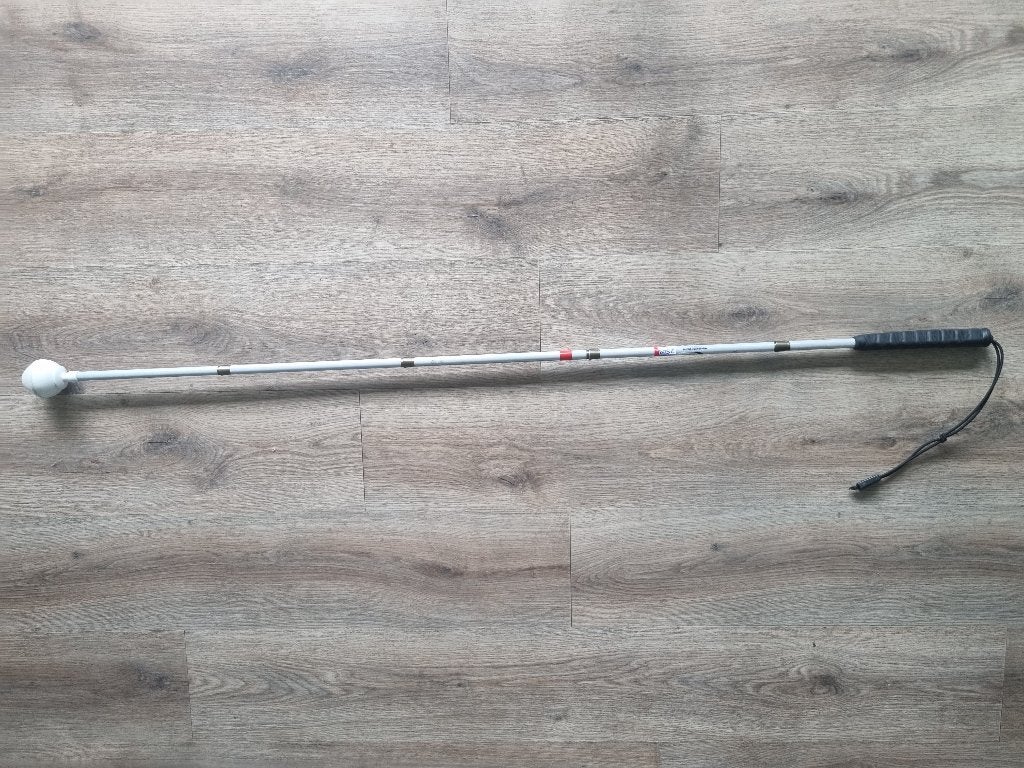 slechtziende wandelstok blindengeleider stok, Diversen, Wandelstokken, Ophalen of Verzenden, Opvouwbaar, Zo goed als nieuw