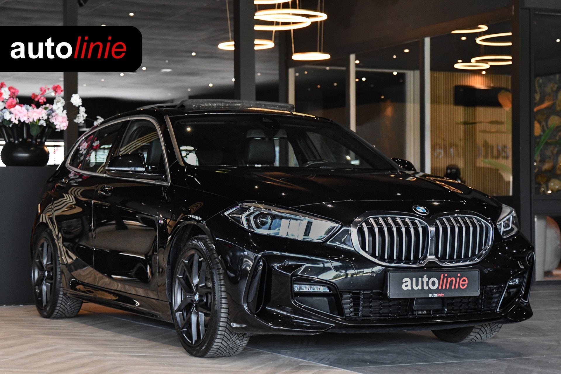 BMW 1-serie 120i M-Sport, Pano, Led, Sfeer, Virtual, Leder,, Auto's, BMW, 1998 cc, 730 kg, Gebruikt, 4 cilinders