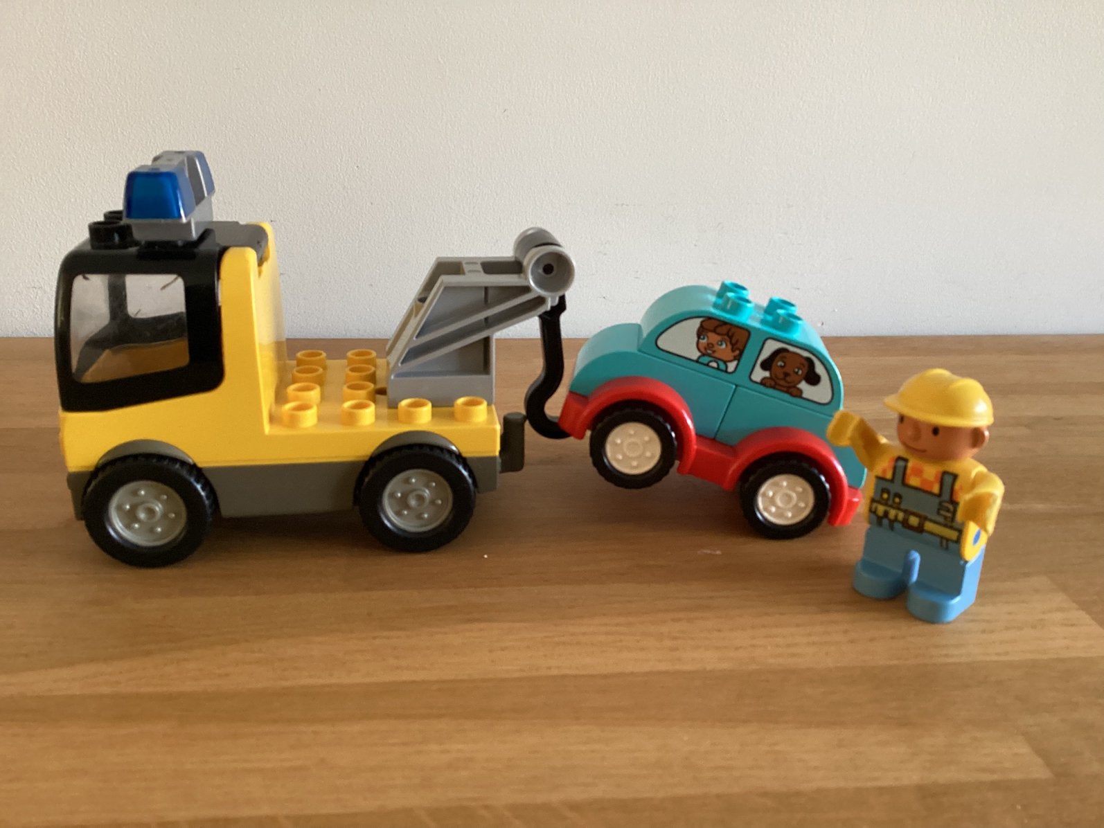 Duplo sleepwagen met auto, Ophalen of Verzenden, Zo goed als nieuw, Duplo