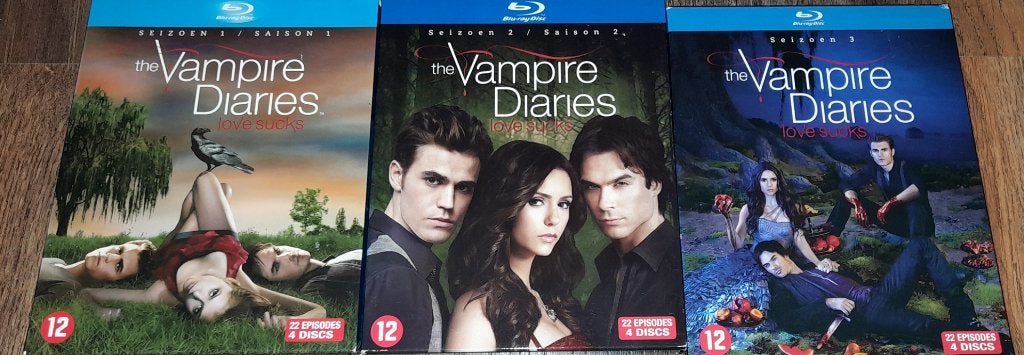 Vampire diaries seizoen 1 tm 3 -NL uitgaves, Engels, Vanaf 16 jaar, Verzenden, Nederlands