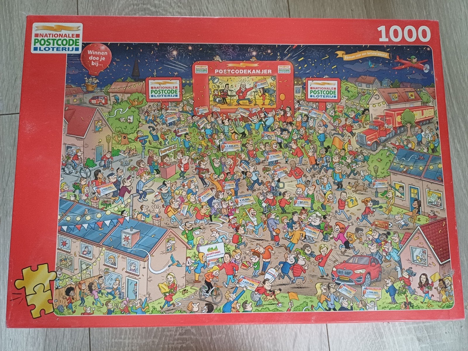 Nationale Postcode Loterij Puzzel 1000 stukjes, Ophalen, Meer dan 50 stukjes, Gebruikt, 6 jaar of ouder