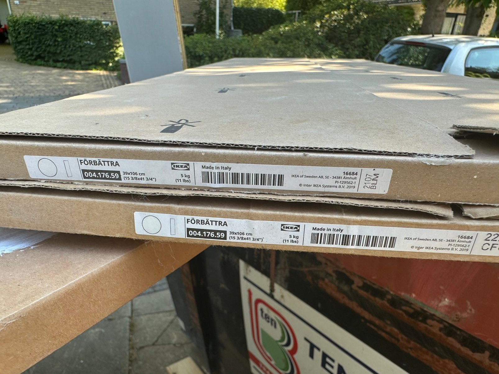 Forbattra ikea panelen 39x106cm (2st.), Ophalen, Nieuw