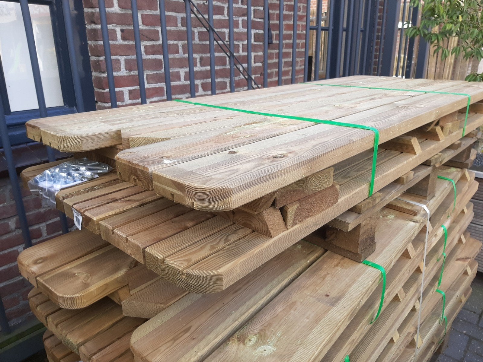 AANBIEDING picknicktafel geïmpregneerd 38mm dik 180cm lang, Tuin en Terras, Ophalen, Nieuw, Rechthoekig, Hout