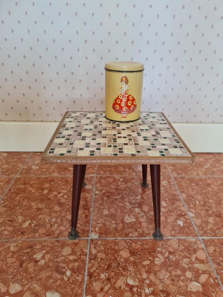 Tafeltje mozaïk retro, Ophalen, Huis en Inrichting