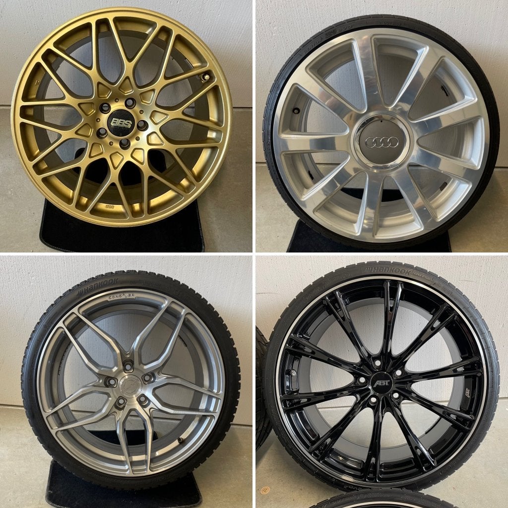 Te koop aangeboden ABT GR20, BBS R-XR, Concaver CVR3, Ophalen, Gebruikt, Banden en Velgen, 235 mm