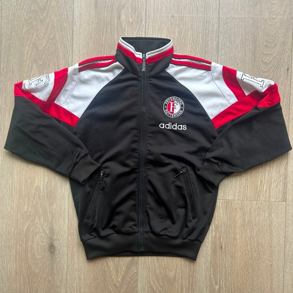 Feyenoord Adidas Presentatiejack 1999/2000 - Maat 152, Ophalen of Verzenden, Zo goed als nieuw, Feyenoord, Overige typen