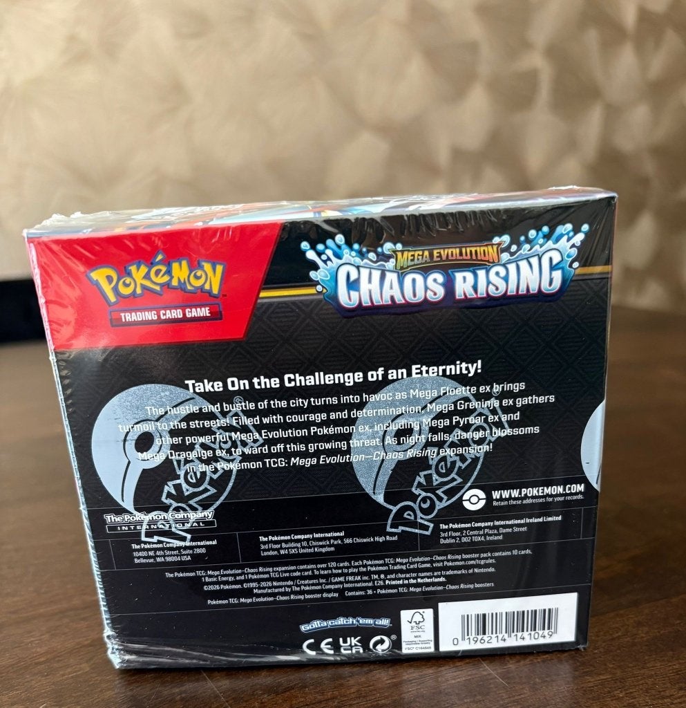 chaos rising booster box 36 packs engels, Ophalen of Verzenden, Nieuw, Boosterbox