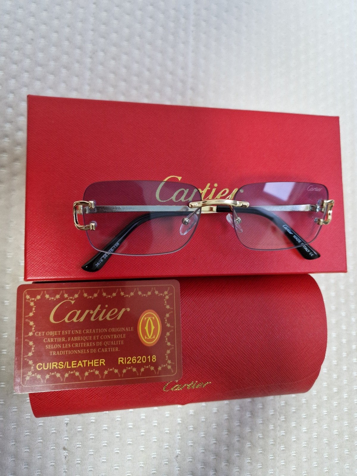 Cartier Bril - Nieuwstaat met Certificaat, Overige merken, Overige kleuren, Verzenden, Zo goed als nieuw