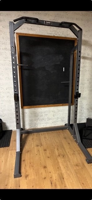 squat / power rack, Sport en Fitness, Fitnessapparatuur, Ophalen, Zo goed als nieuw, Krachtstation